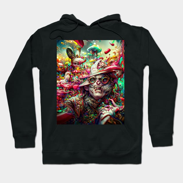 Fear And Loathing In Wonderland #62 Hoodie by aetherialdnb